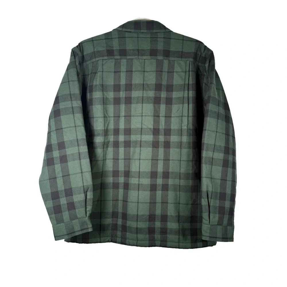 Carhartt TJ4452 Green Plaid Sherpa Lined Flannel Shirt Jac XL Tall NWT